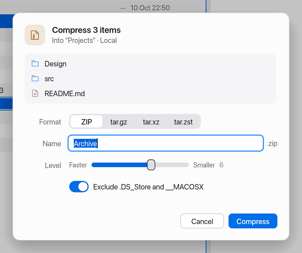 Compress sheet