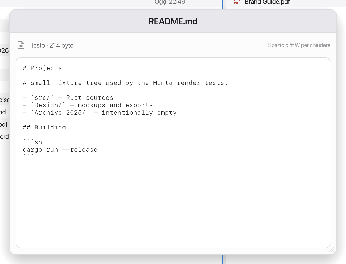 Anteprima integrata di un file di testo da un server